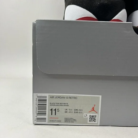 Nike Shoes Air Jordan 13 Retro OG “Playoff/Black True Red” 2024 - Picture 5 of 5